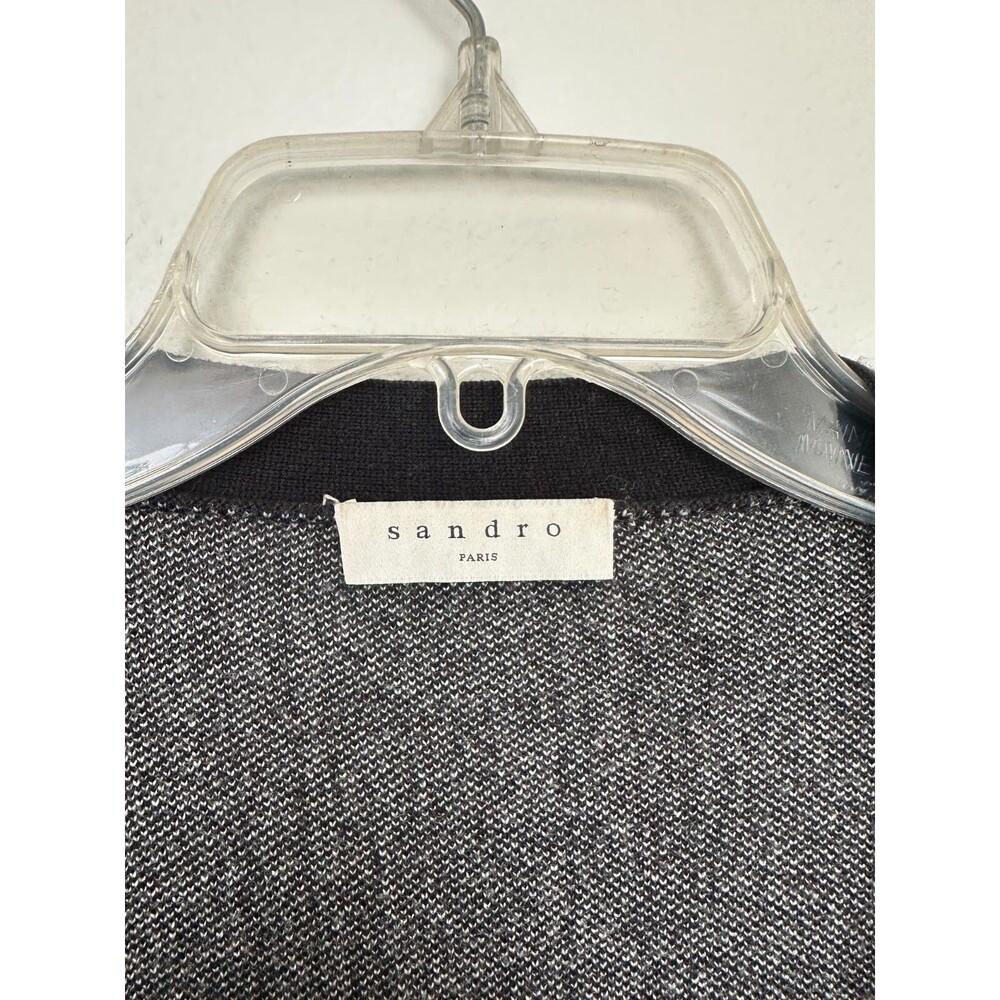 Sandro Juste Lightning Bolt Open Front Blazer Bea… - image 2